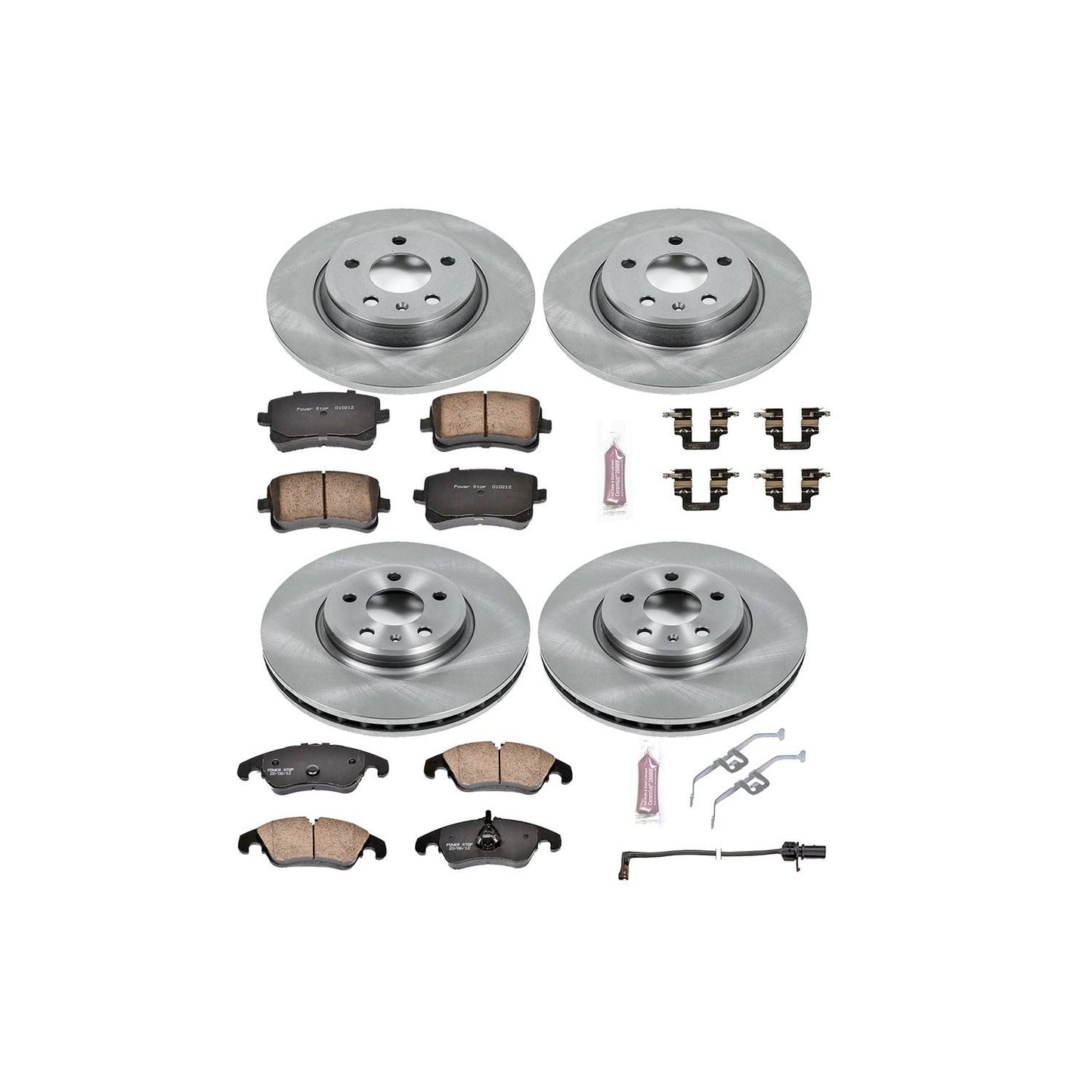 PowerStop Power Stop 09-11 Audi A4 Front & Rear Autospecialty Brake Kit KOE5754