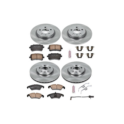 PowerStop Power Stop 09-11 Audi A4 Front & Rear Autospecialty Brake Kit KOE5754