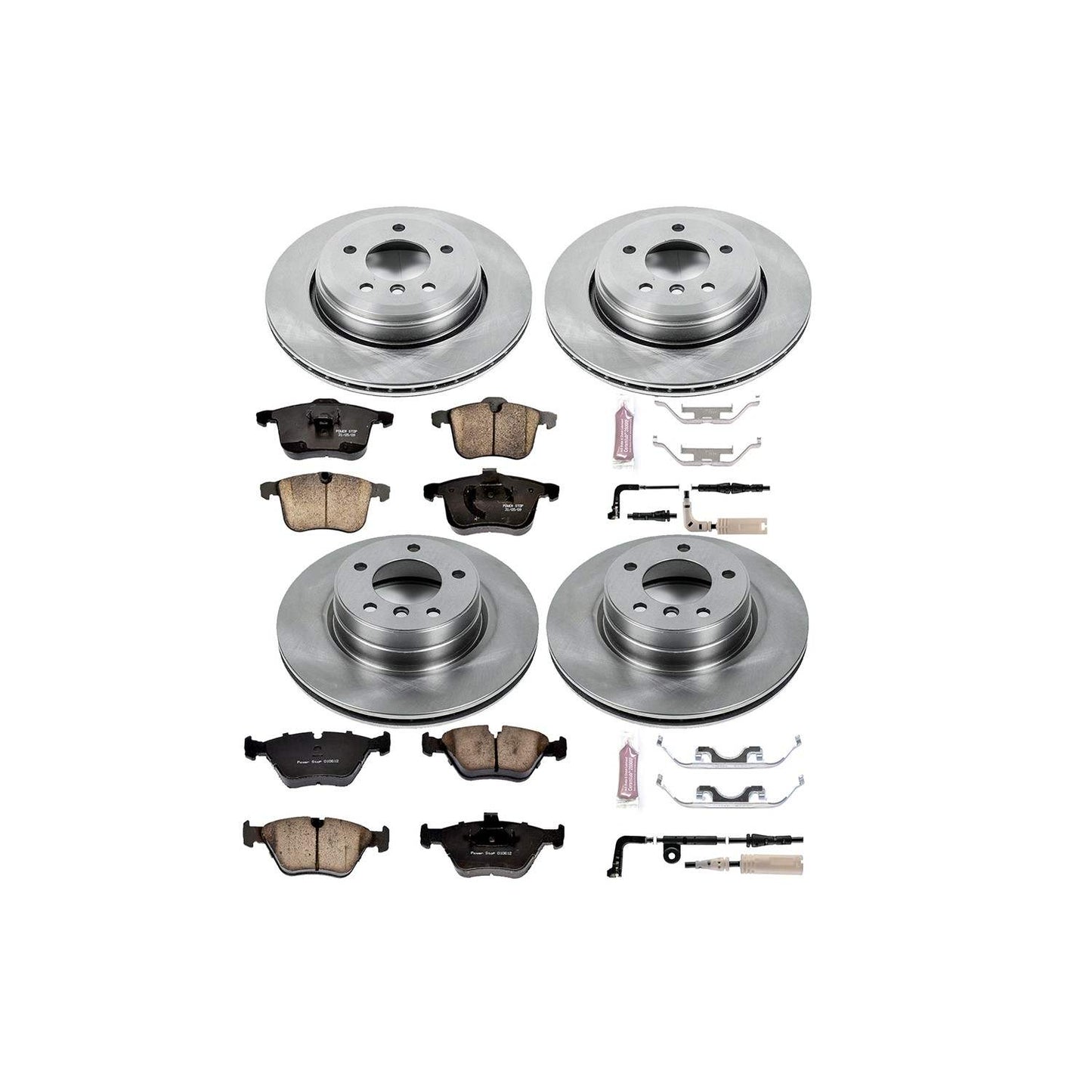 PowerStop Power Stop 04-05 BMW 525i Front & Rear Autospecialty Brake Kit KOE5764