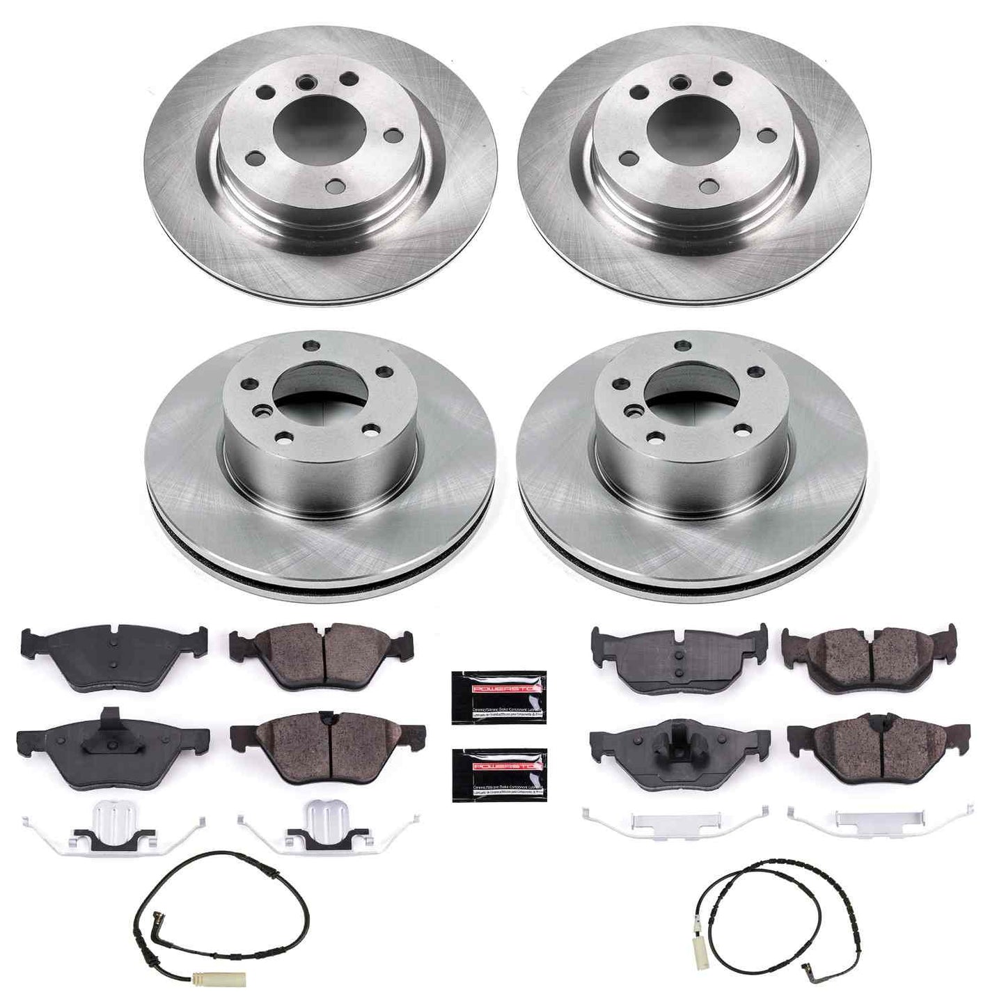 PowerStop Power Stop 08-10 BMW 128i Front & Rear Autospecialty Brake Kit KOE5766