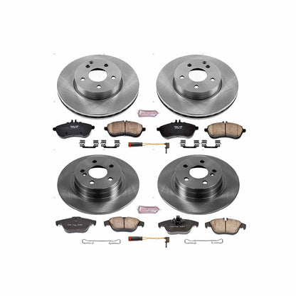 PowerStop Power Stop 12-15 Mercedes-Benz C250 Front & Rear Autospecialty Brake Kit KOE5791