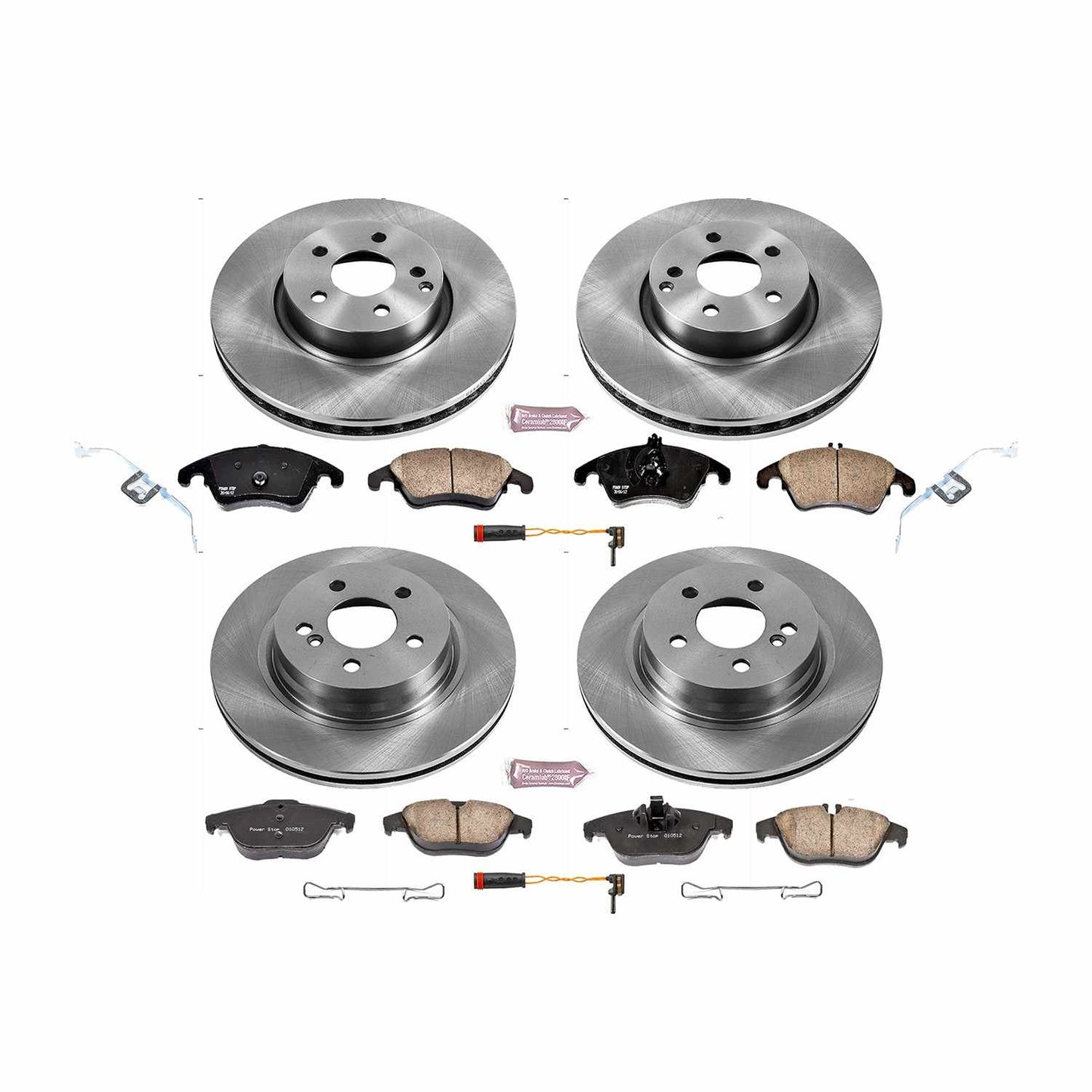 PowerStop Power Stop 13-14 Mercedes-Benz C300 Front & Rear Autospecialty Brake Kit KOE5793