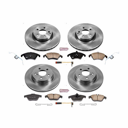 PowerStop Power Stop 13-14 Mercedes-Benz C300 Front & Rear Autospecialty Brake Kit KOE5793