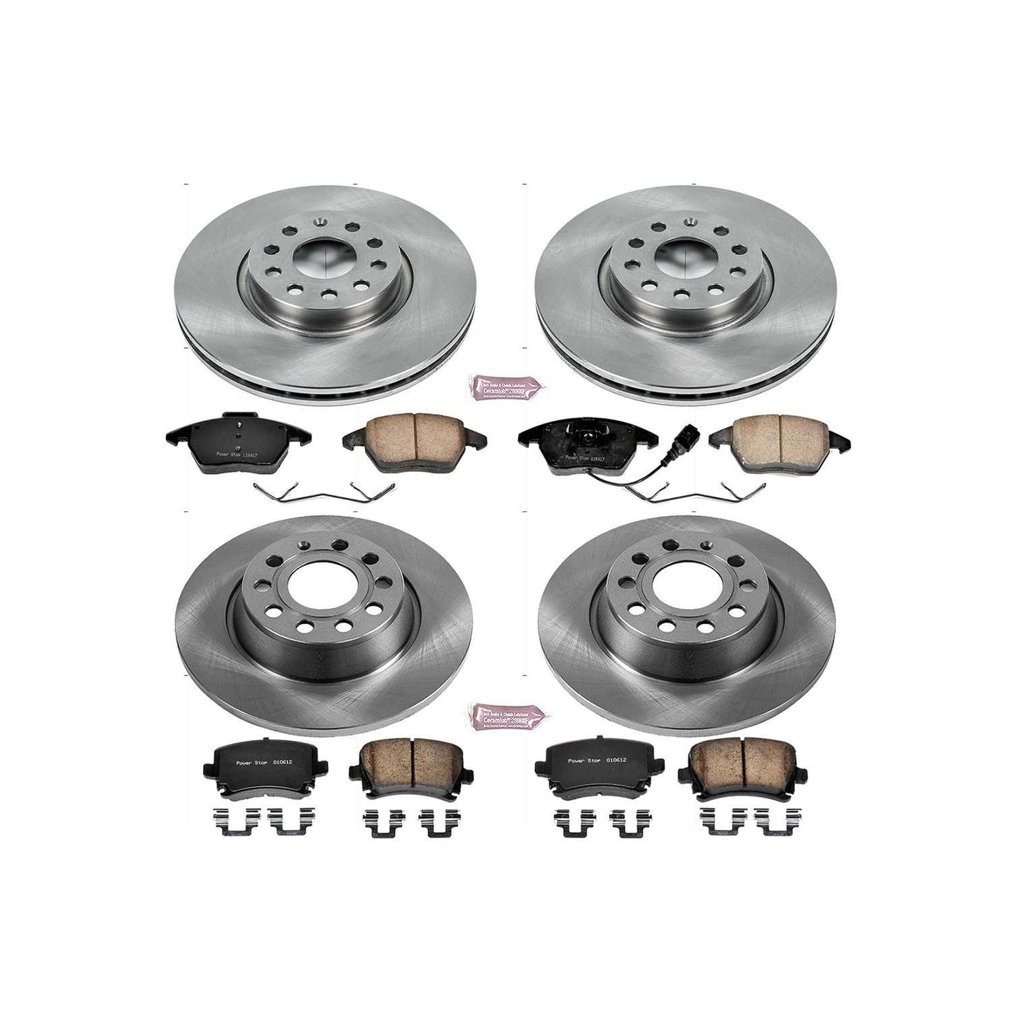 PowerStop Power Stop 2013 Audi A3 Front & Rear Autospecialty Brake Kit KOE5798