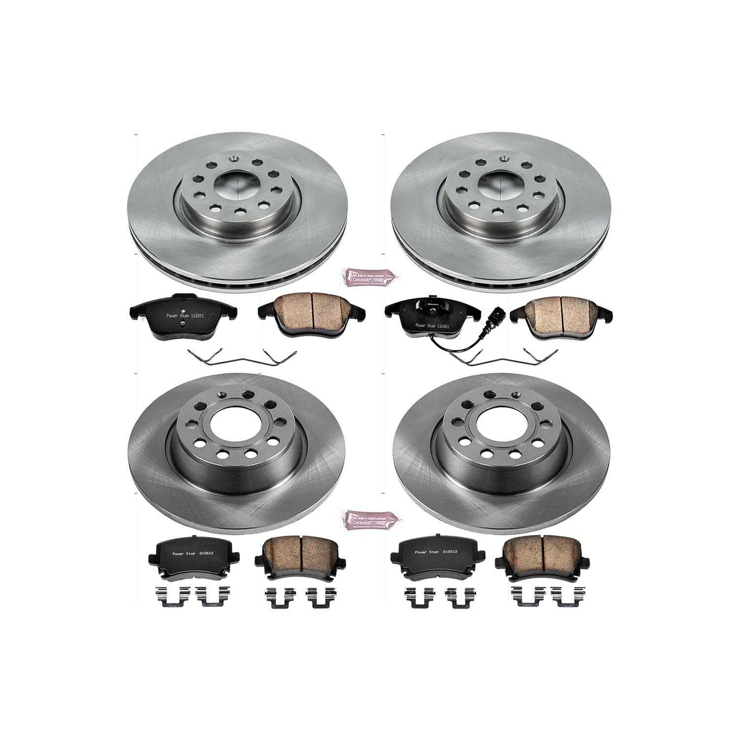 PowerStop Power Stop 2011 Volkswagen Tiguan Front & Rear Autospecialty Brake Kit KOE5802