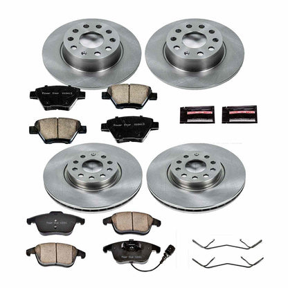 PowerStop Power Stop 12-15 Volkswagen Passat Front & Rear Autospecialty Brake Kit KOE5803