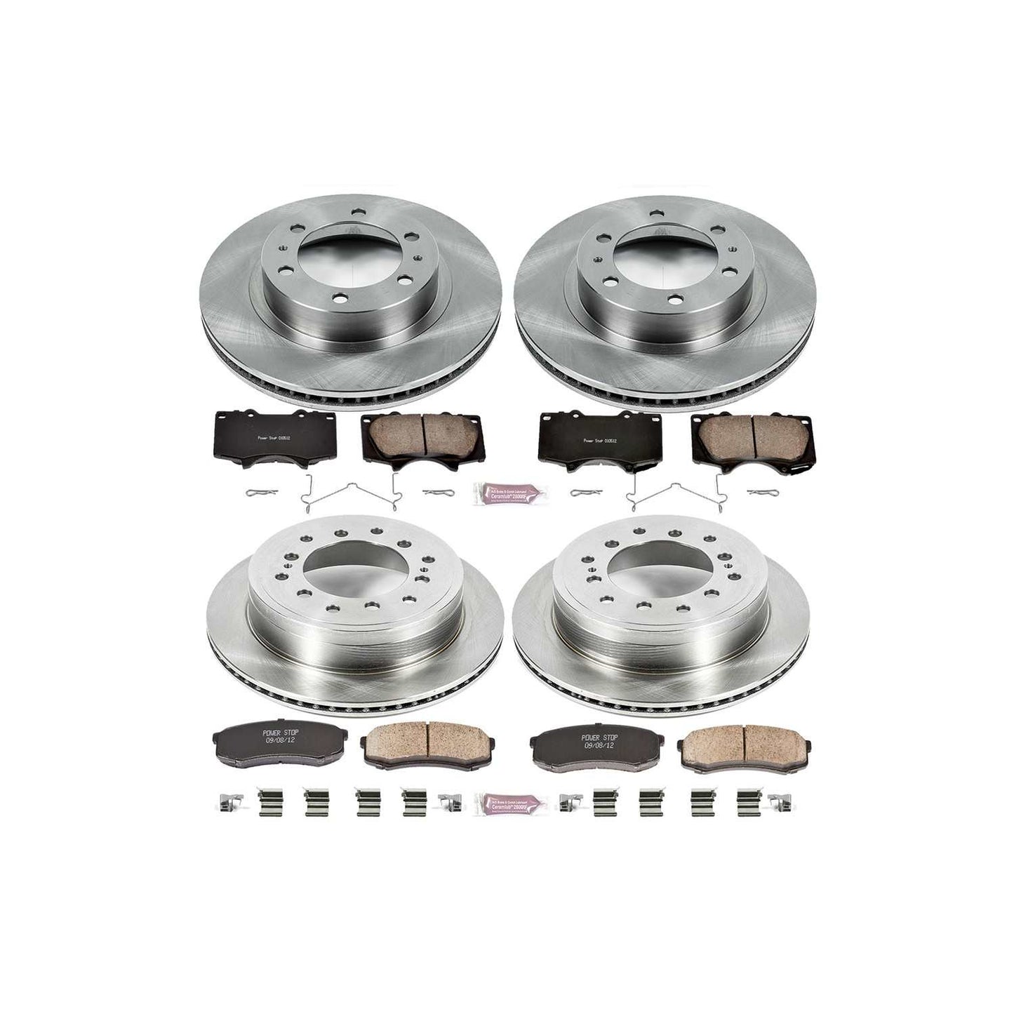 PowerStop Power Stop 10-14 Toyota FJ Cruiser Front & Rear Autospecialty Brake Kit KOE5805