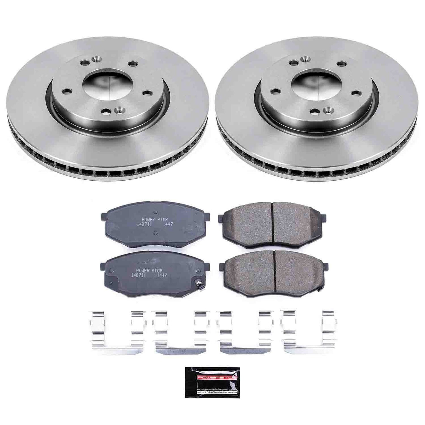 PowerStop Power Stop 10-12 Hyundai Tucson Front Autospecialty Brake Kit KOE5806
