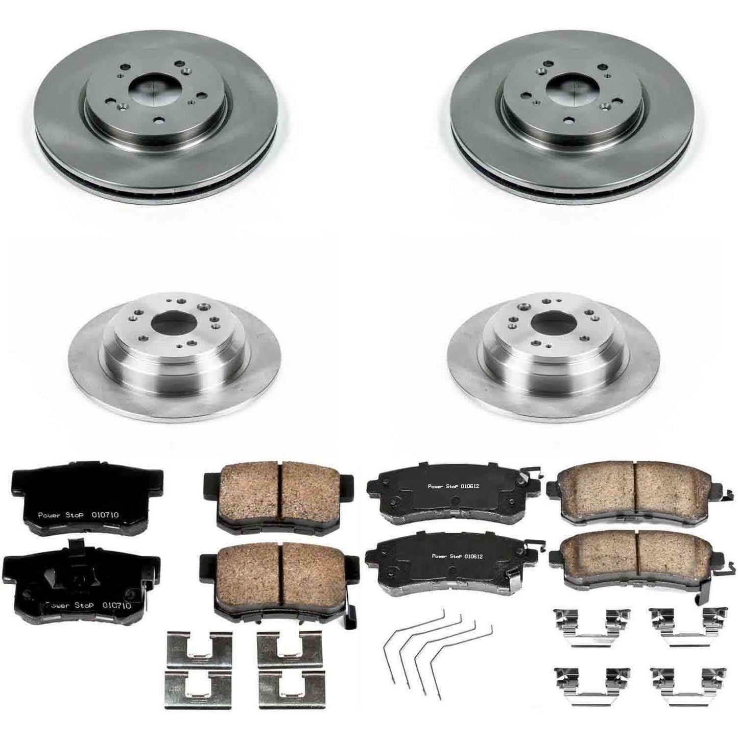 PowerStop Power Stop 12-15 Honda Crosstour Front & Rear Autospecialty Brake Kit KOE5816
