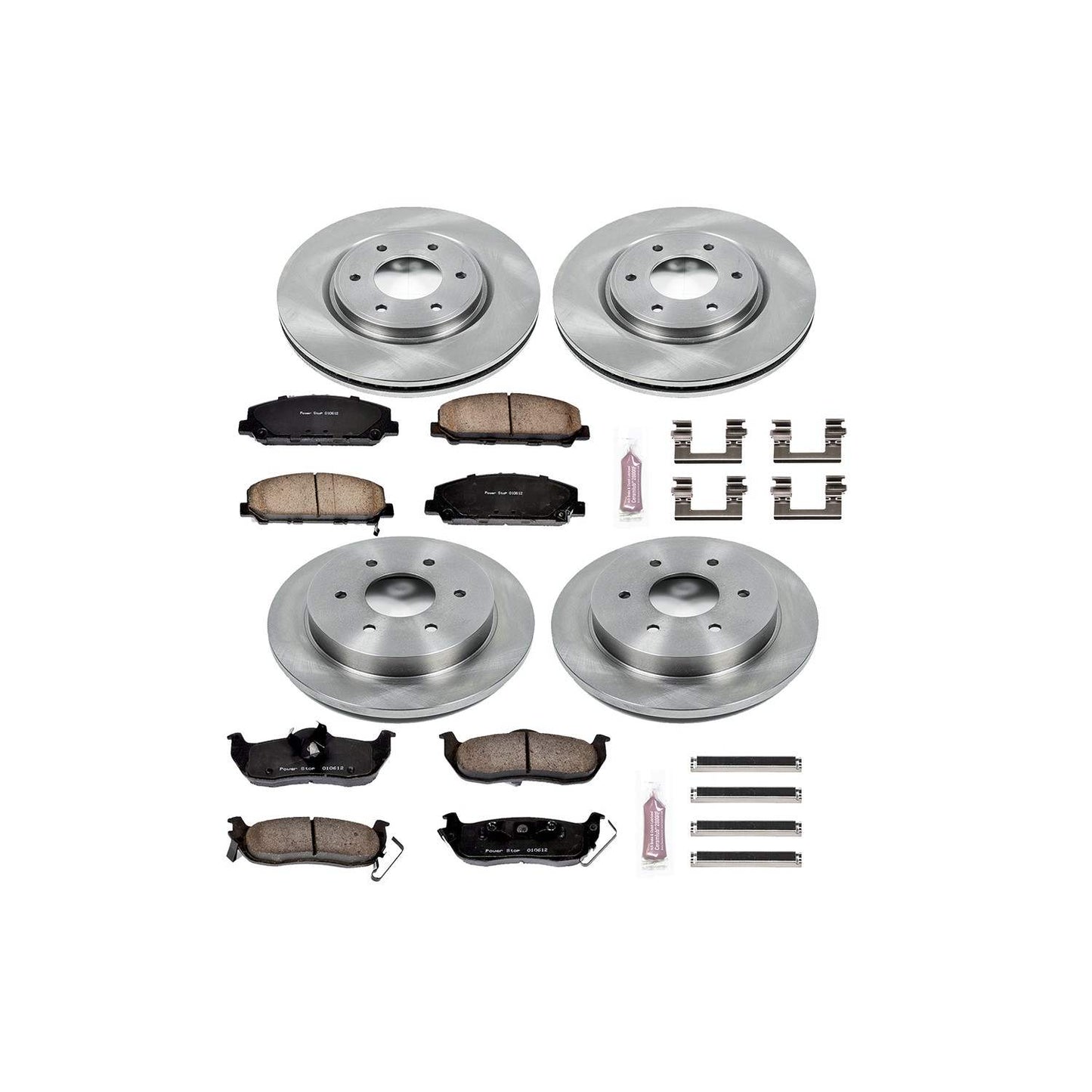 PowerStop Power Stop 12-15 Nissan Armada Front & Rear Autospecialty Brake Kit KOE5822