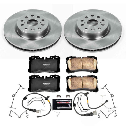 PowerStop Power Stop 10-17 Lexus LS460 Front Autospecialty Brake Kit KOE5824