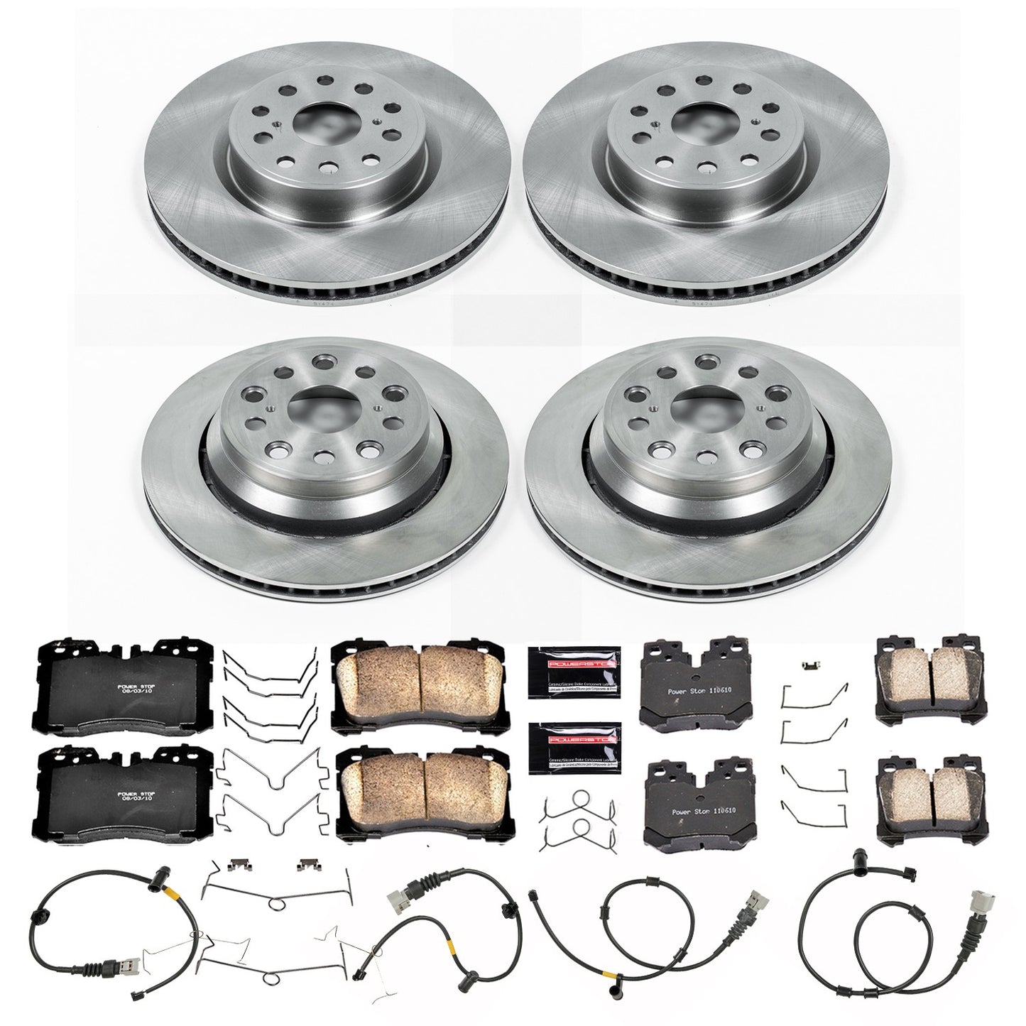 PowerStop Power Stop 10-17 Lexus LS460 Front & Rear Autospecialty Brake Kit KOE5825