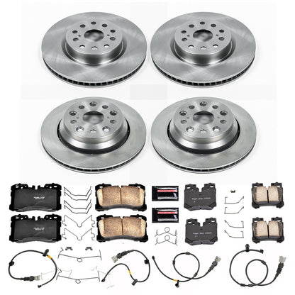 PowerStop Power Stop 10-17 Lexus LS460 Front & Rear Autospecialty Brake Kit KOE5825