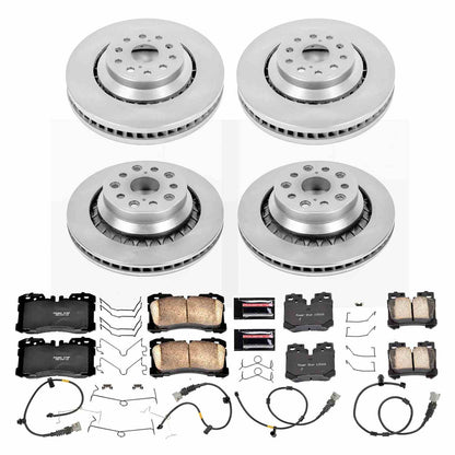 PowerStop Power Stop 10-17 Lexus LS460 Front & Rear Autospecialty Brake Kit KOE5827