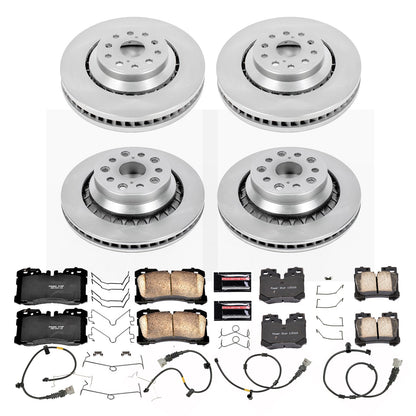 PowerStop Power Stop 10-17 Lexus LS460 Front & Rear Autospecialty Brake Kit KOE5827