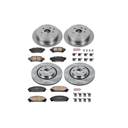 PowerStop Power Stop 10-15 Lexus RX350 Front & Rear Autospecialty Brake Kit KOE5828