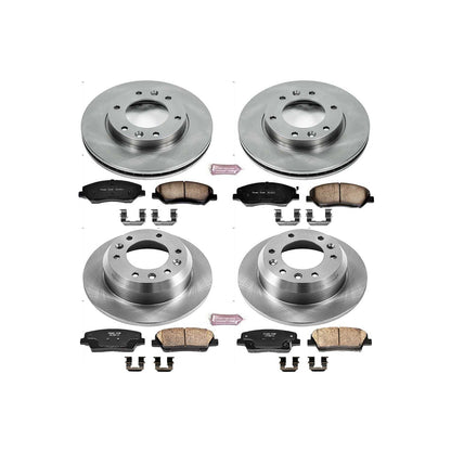 PowerStop Power Stop 07-08 Hyundai Entourage Front & Rear Autospecialty Brake Kit KOE5831