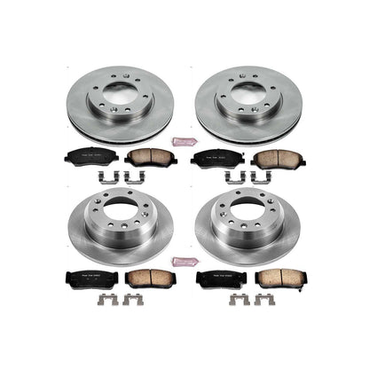 PowerStop Power Stop 2007 Hyundai Entourage Front & Rear Autospecialty Brake Kit KOE5832
