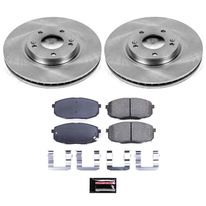PowerStop Power Stop 10-13 Kia Forte Front Autospecialty Brake Kit KOE5837