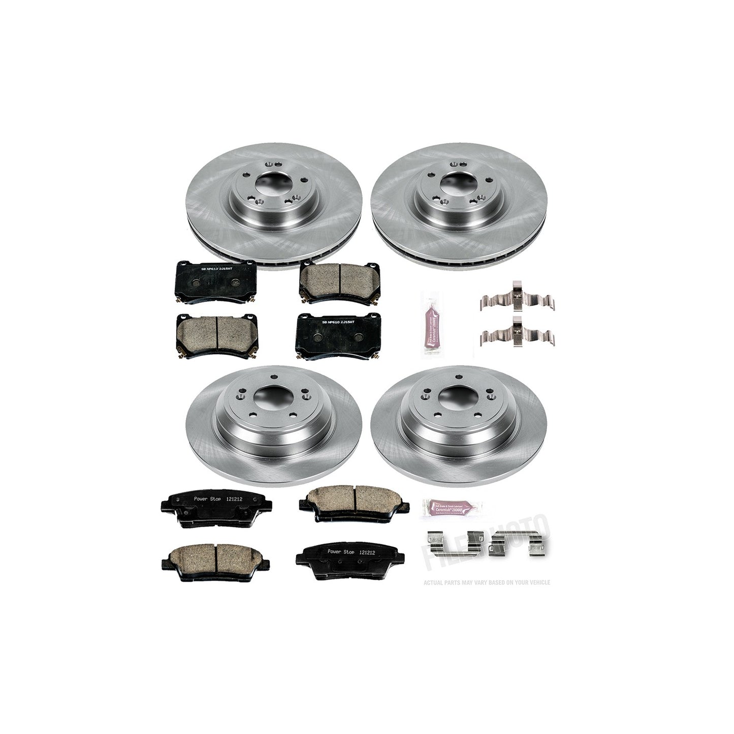 PowerStop Power Stop 10-14 Hyundai Genesis Front & Rear Autospecialty Brake Kit KOE5845