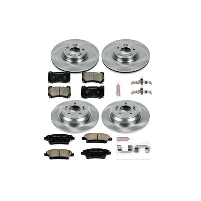 PowerStop Power Stop 10-14 Hyundai Genesis Front & Rear Autospecialty Brake Kit KOE5845