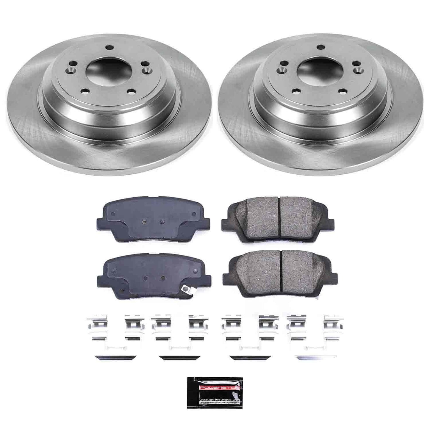 PowerStop Power Stop 2009 Hyundai Genesis Rear Autospecialty Brake Kit KOE5847