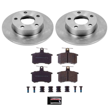PowerStop Power Stop 96-01 Audi A4 Quattro Rear Autospecialty Brake Kit KOE584