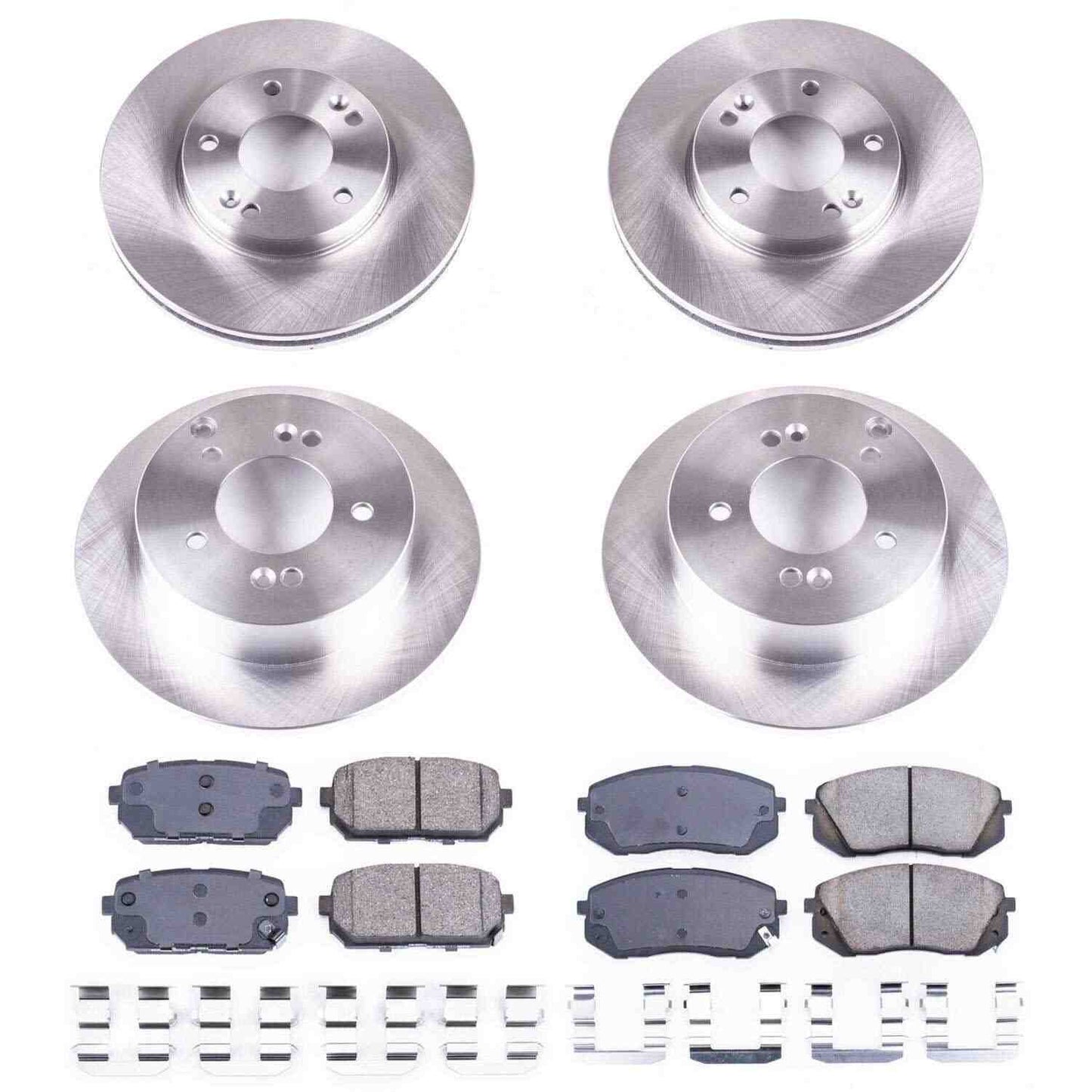 PowerStop Power Stop 07-10 Kia Rondo Front & Rear Autospecialty Brake Kit KOE5852