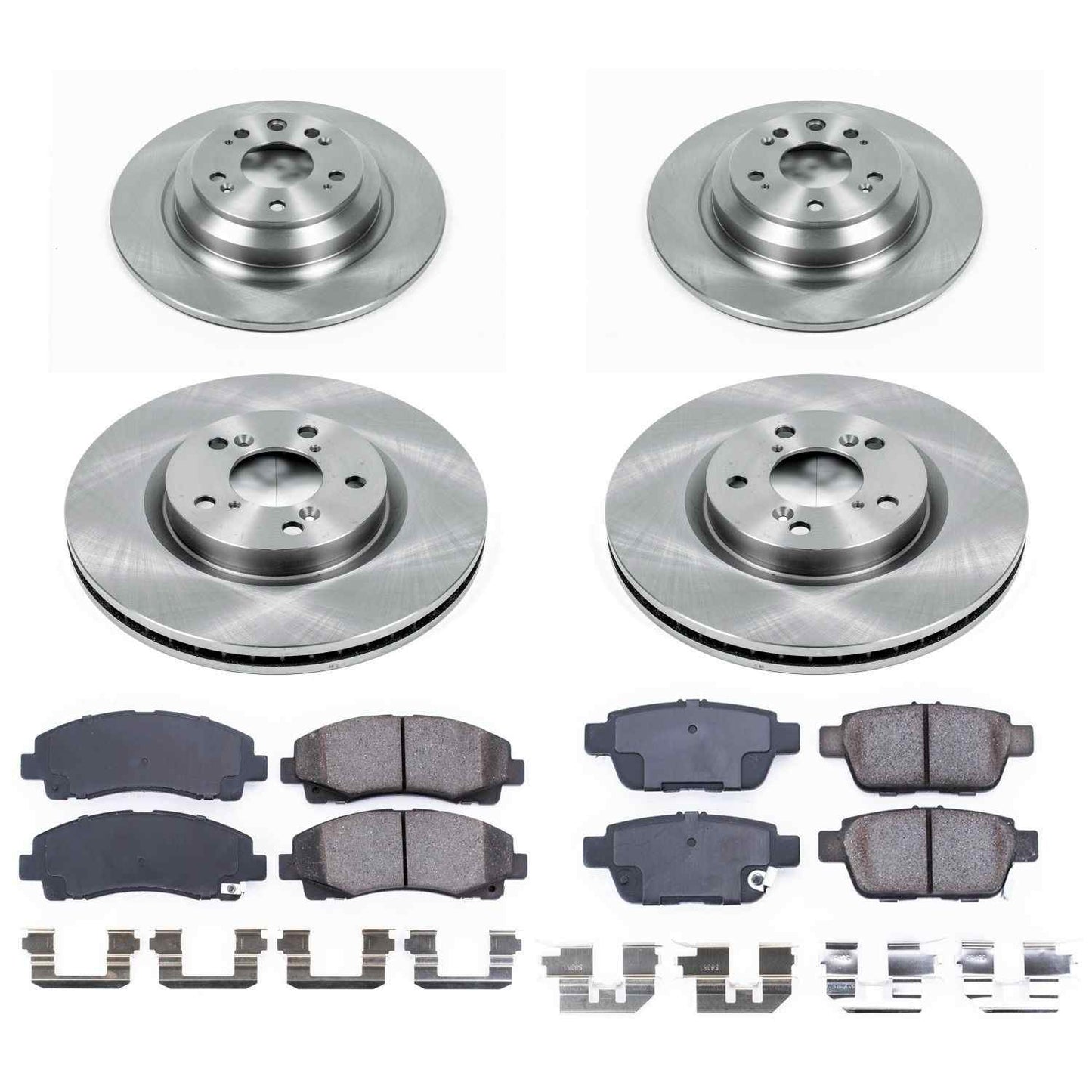 PowerStop Power Stop 09-14 Acura TL Front & Rear Autospecialty Brake Kit KOE5856