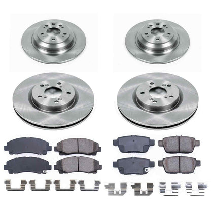 PowerStop Power Stop 09-14 Acura TL Front & Rear Autospecialty Brake Kit KOE5856