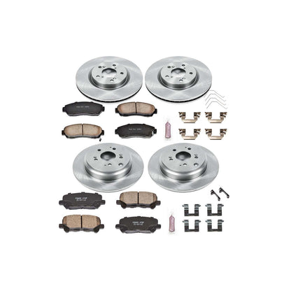 PowerStop Power Stop 11-14 Honda Odyssey Front & Rear Autospecialty Brake Kit KOE5858