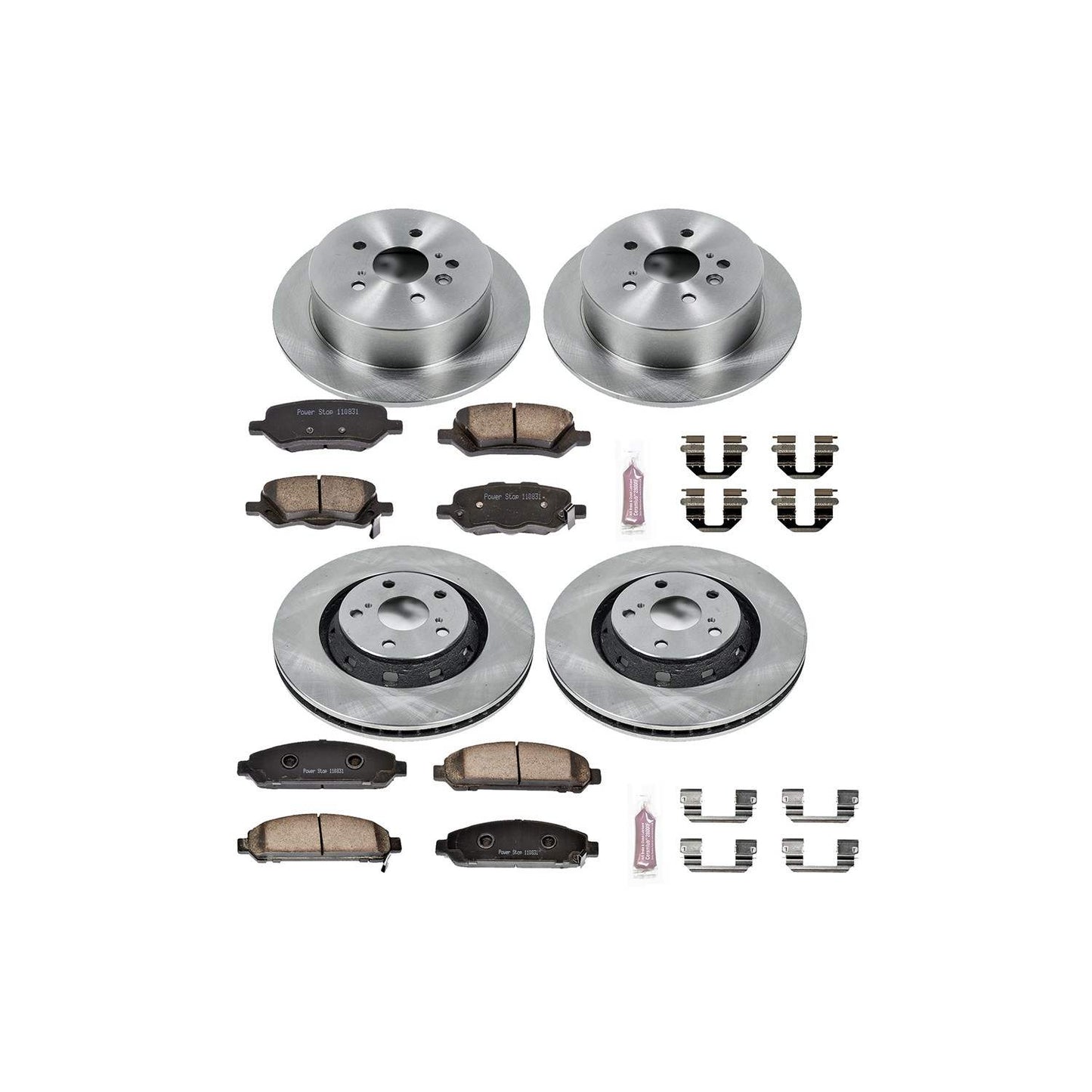 PowerStop Power Stop 09-16 Toyota Venza Front & Rear Autospecialty Brake Kit KOE5866