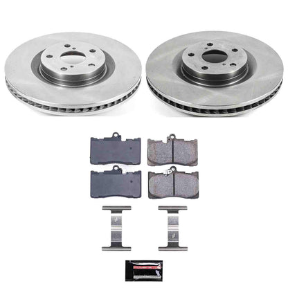 PowerStop Power Stop 09-11 Lexus GS350 Front Autospecialty Brake Kit KOE5868