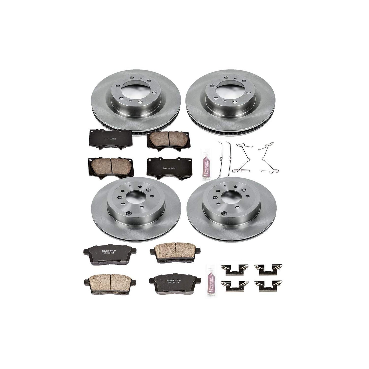 PowerStop Power Stop 07-15 Mazda CX-9 Front & Rear Autospecialty Brake Kit KOE5879