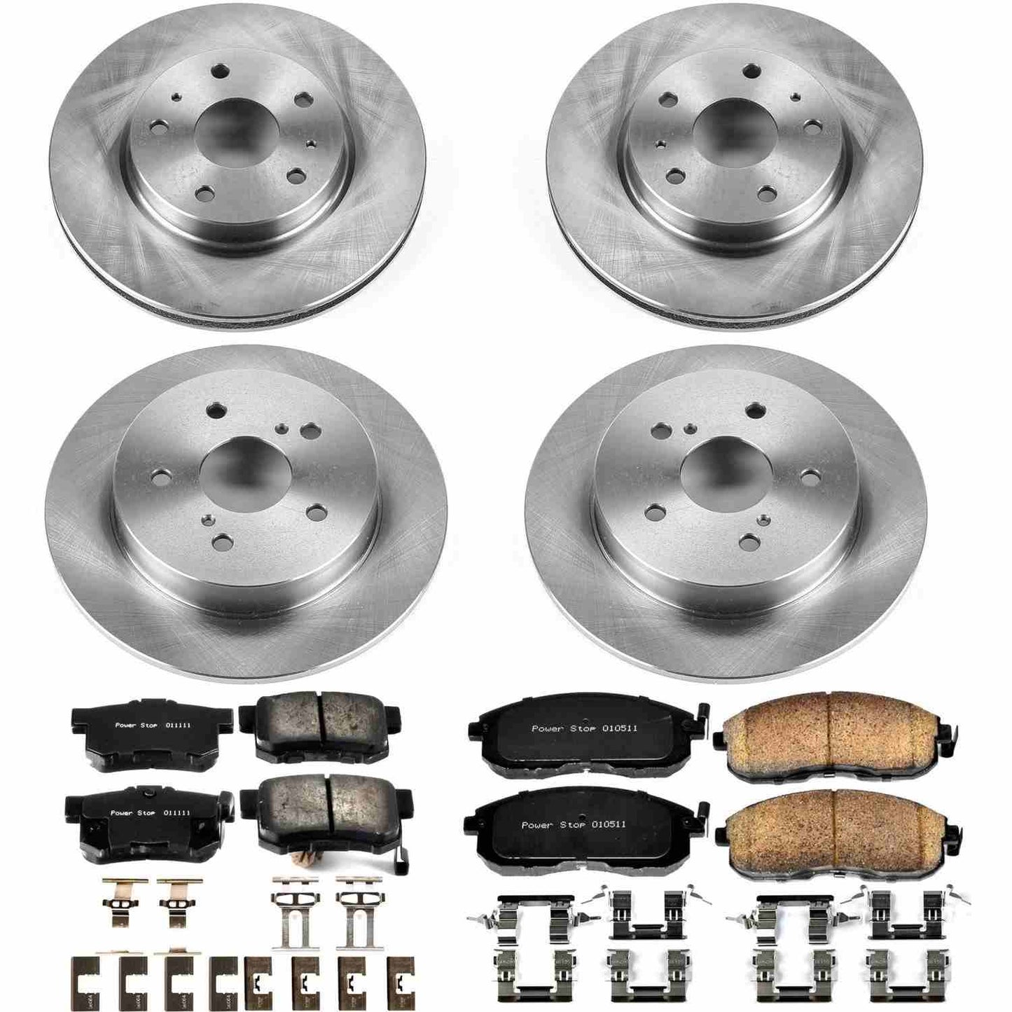 PowerStop Power Stop 07-13 Suzuki SX4 Front & Rear Autospecialty Brake Kit KOE5888