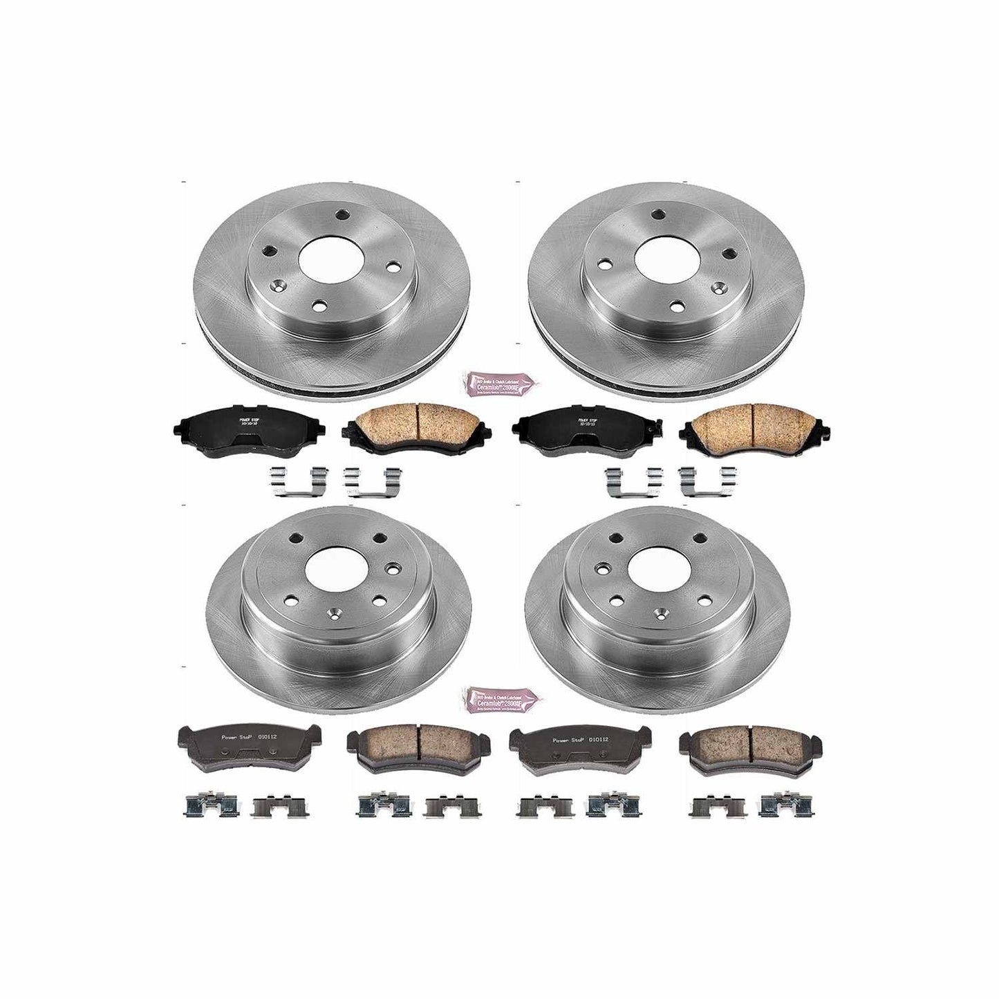 PowerStop Power Stop 04-06 Suzuki Forenza Front & Rear Autospecialty Brake Kit KOE5895