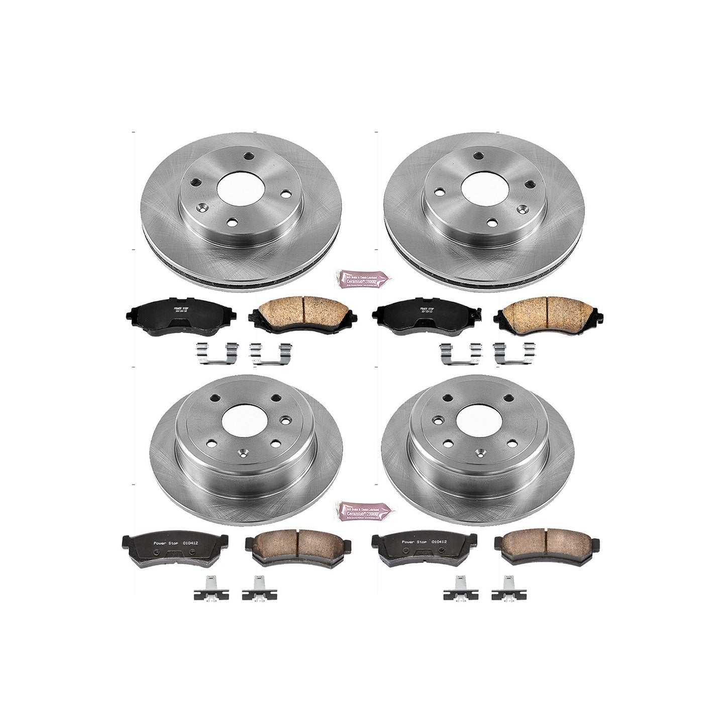 PowerStop Power Stop 07-08 Suzuki Forenza Front & Rear Autospecialty Brake Kit KOE5896