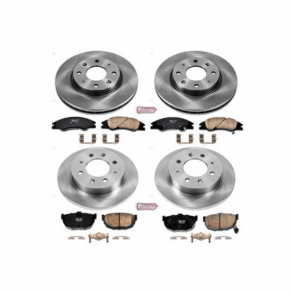 PowerStop Power Stop 04-09 Kia Spectra Front & Rear Autospecialty Brake Kit KOE5904