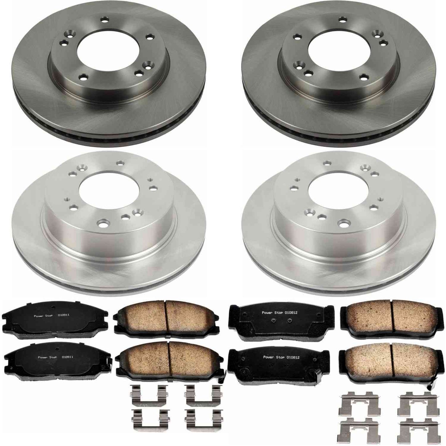 PowerStop Power Stop 07-09 Kia Sorento Front & Rear Autospecialty Brake Kit KOE5909