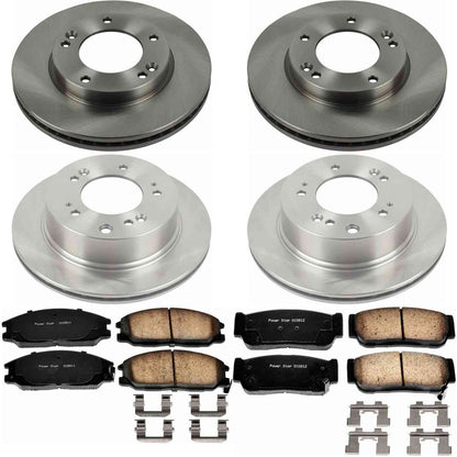 PowerStop Power Stop 07-09 Kia Sorento Front & Rear Autospecialty Brake Kit KOE5909