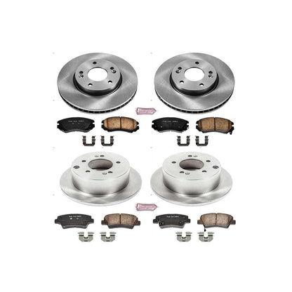 PowerStop Power Stop 10-11 Kia Soul Front & Rear Autospecialty Brake Kit KOE5914