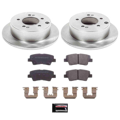 PowerStop Power Stop 10-13 Kia Soul Rear Autospecialty Brake Kit KOE5916