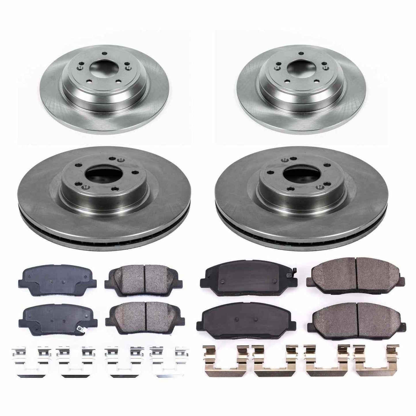 PowerStop Power Stop 2009 Hyundai Genesis  Front & Rear Autospecialty Brake Kit KOE5922