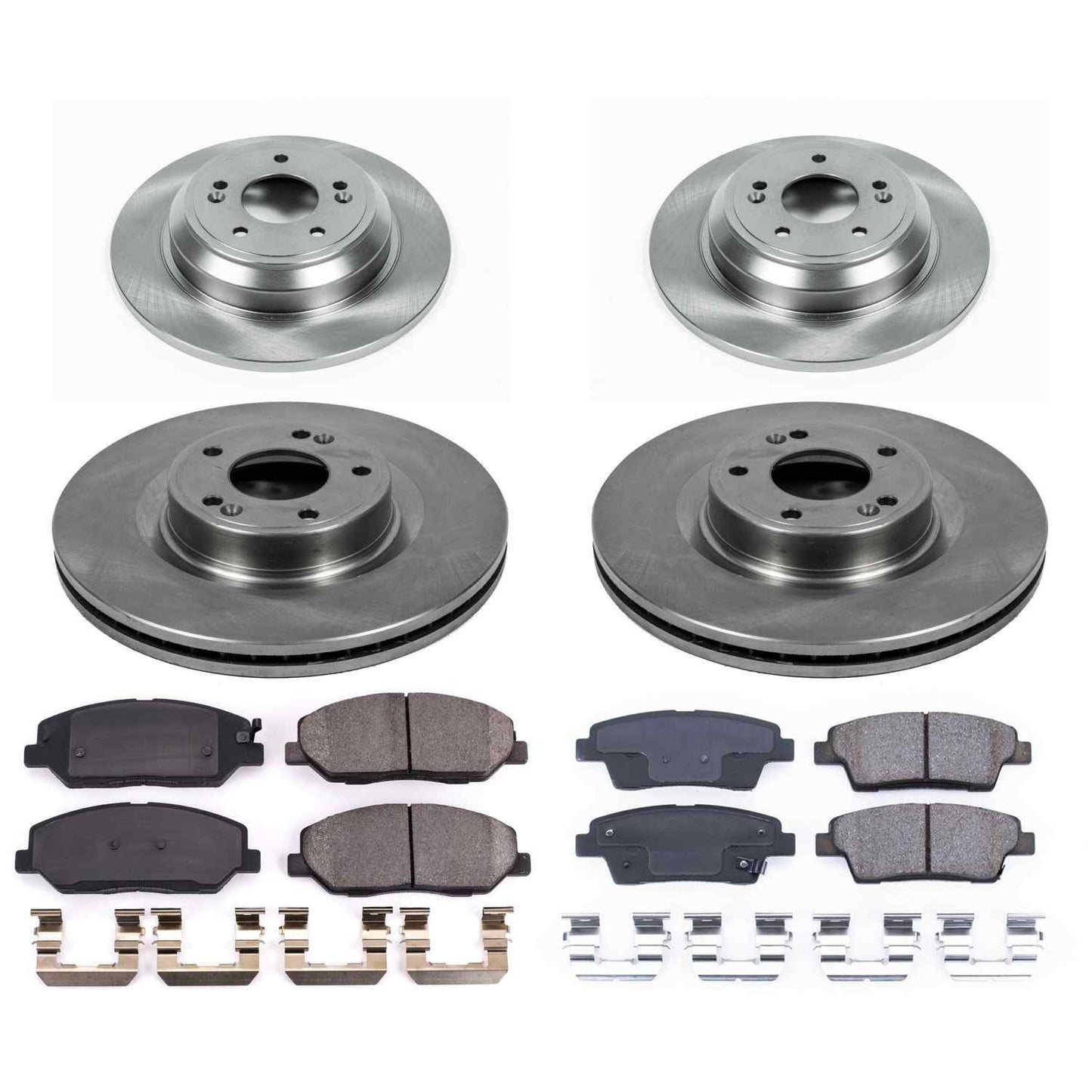 PowerStop Power Stop 10-11 Hyundai Genesis Front & Rear Autospecialty Brake Kit KOE5923