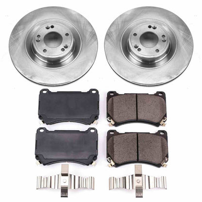 PowerStop Power Stop 2011 Hyundai Equus Front Autospecialty Brake Kit KOE5928