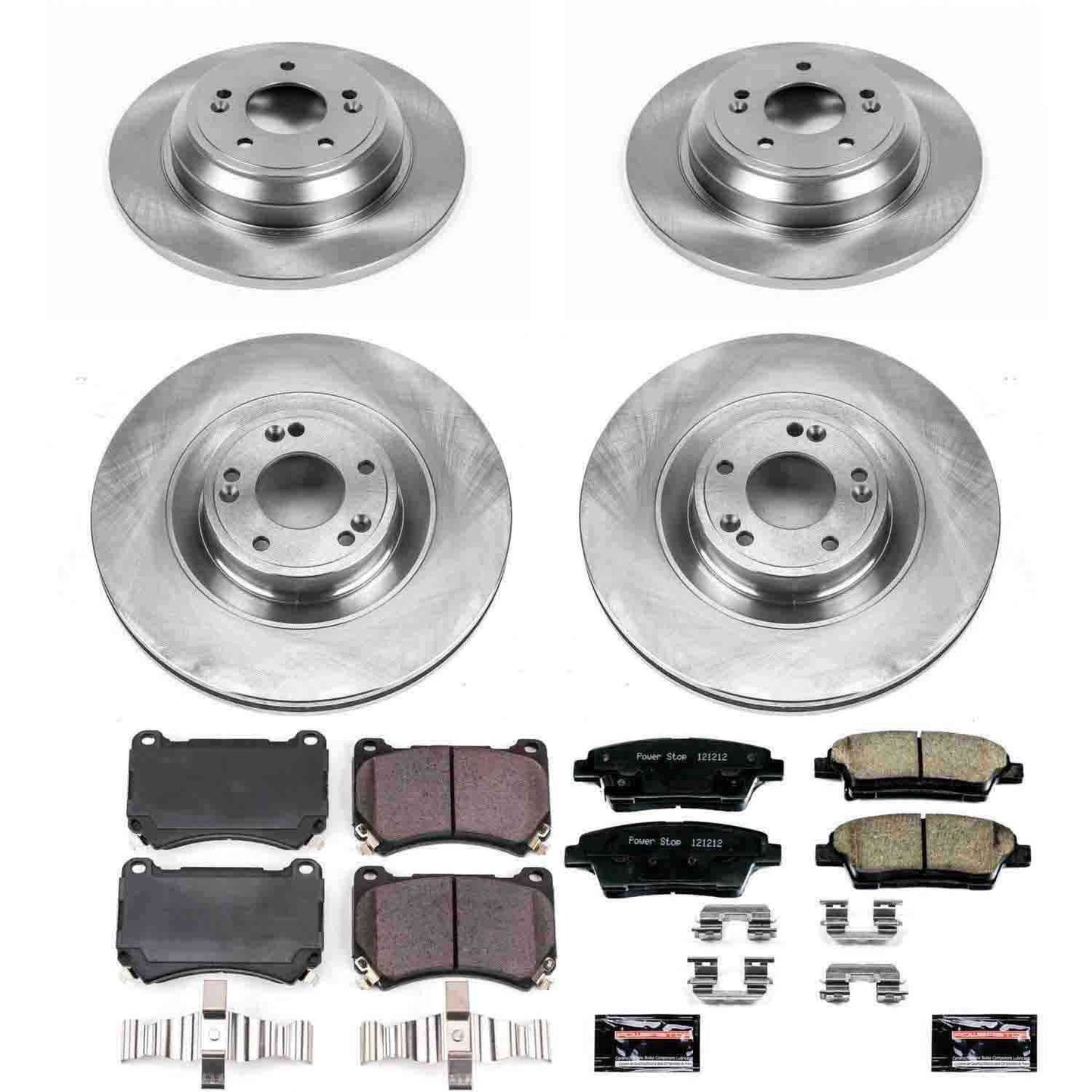 PowerStop Power Stop 12-14 Hyundai Genesis Front & Rear Autospecialty Brake Kit KOE5929