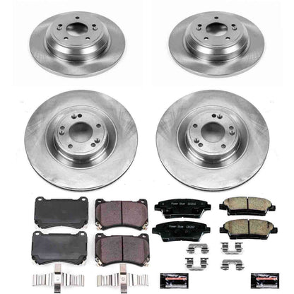 PowerStop Power Stop 12-14 Hyundai Genesis Front & Rear Autospecialty Brake Kit KOE5929