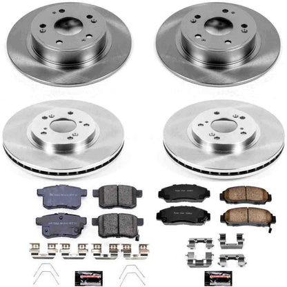 PowerStop Power Stop 2011 Honda Accord Front & Rear Autospecialty Brake Kit KOE5935