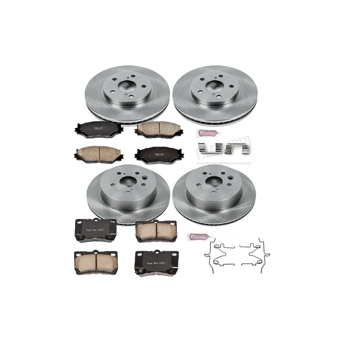 PowerStop Power Stop 10-13 Lexus IS250 Front & Rear Autospecialty Brake Kit KOE5937