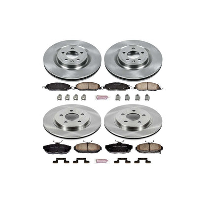 PowerStop Power Stop 11-14 Ford Mustang Front & Rear Autospecialty Brake Kit KOE5943
